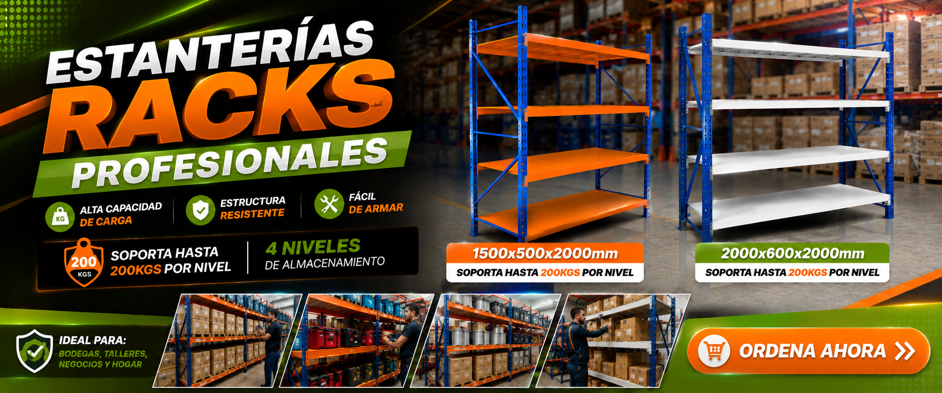 Estanterías Racks Profesionales 